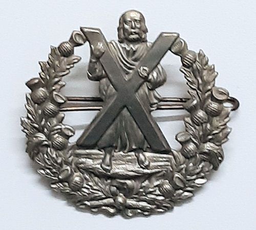 Military Cameron Highlanders Cap Badge