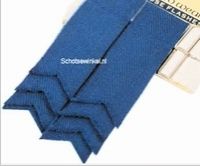 Plain Colour Wool Ancient Blue Flashes