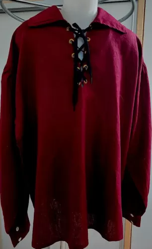 Bordeaux rood Jacobite shirt
