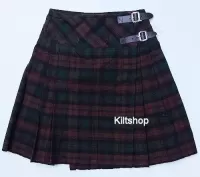 Brown Watch tartan Billie kilt Dames