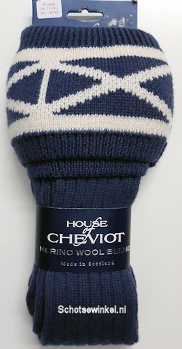 Kousen, Saltire, St Andrews Blue, Xlarge 49-50