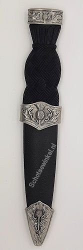 Thistle, metal top, Sgian Dubh