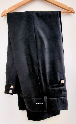Tartan Trouser, Zwart 42R