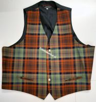 Waistcoat DFT tartan, maat 58R